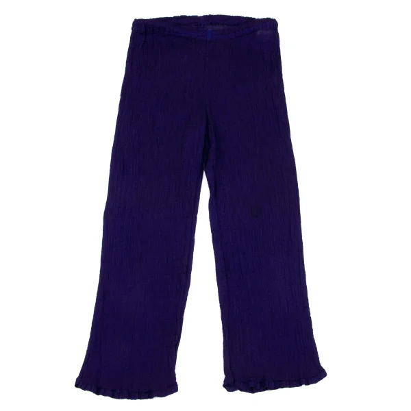 ISSEY MIYAKE me Pleats Cropped Pants Purple F K-162053_001