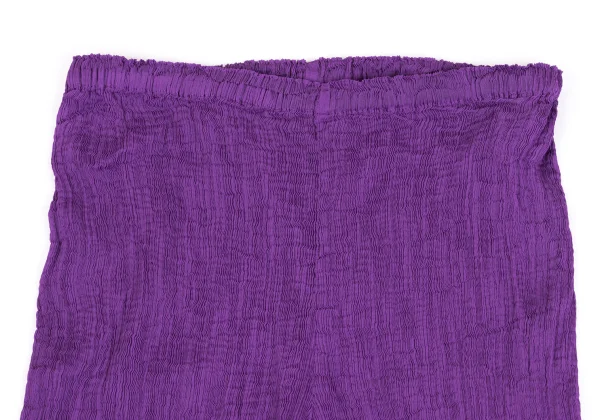 ISSEY MIYAKE me Crepe Pleated Cropped Pants K-162054_002
