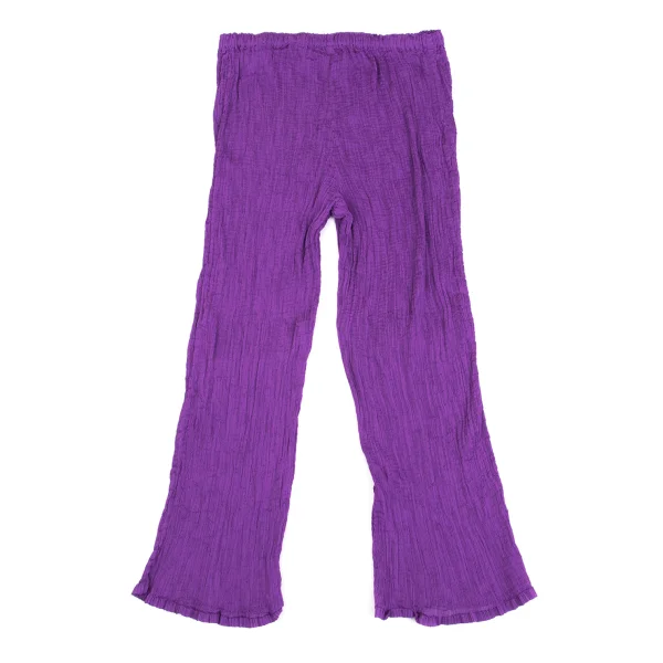 ISSEY MIYAKE me Crepe Pleated Cropped Pants K-162054_006