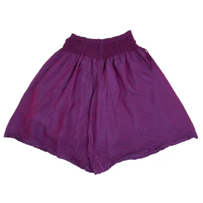 ISSEY MIYAKE me Check Weave Switching Pleated Shorts