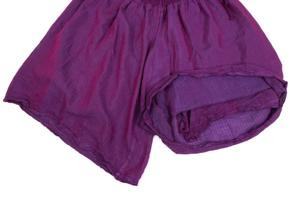 ISSEY MIYAKE me Check Weave Switching Pleated Shorts K-162055_006