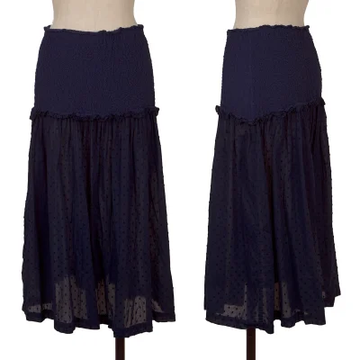 ISSEY MIYAKE me Dot Frocking Printed Cauliflower Switching Skirt