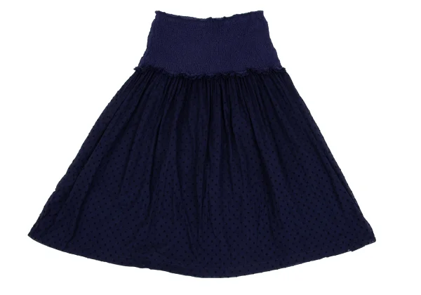 ISSEY MIYAKE me Dot Frocking Printed Cauliflower Switching Skirt K-162059_002
