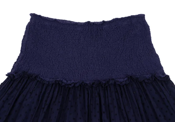 ISSEY MIYAKE me Dot Frocking Printed Cauliflower Switching Skirt K-162059_003