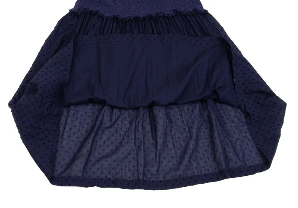 ISSEY MIYAKE me Dot Frocking Printed Cauliflower Switching Skirt K-162059_008