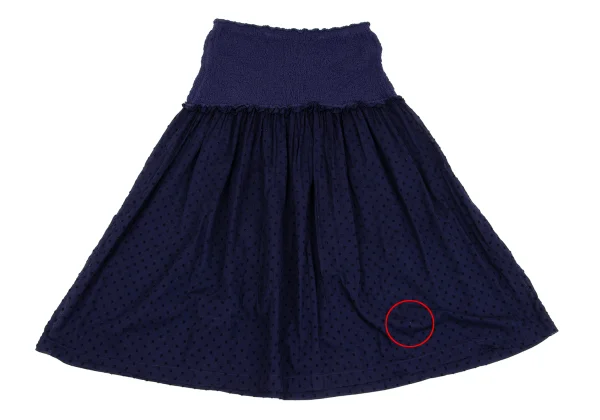 ISSEY MIYAKE me Dot Frocking Printed Cauliflower Switching Skirt K-162059_009