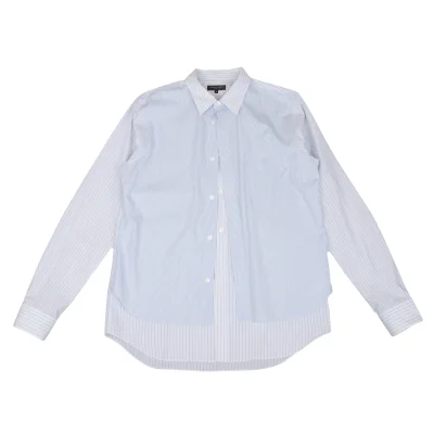 COMME des GARCONS HOMME PLUS Layered Switching Stripe Shirt
