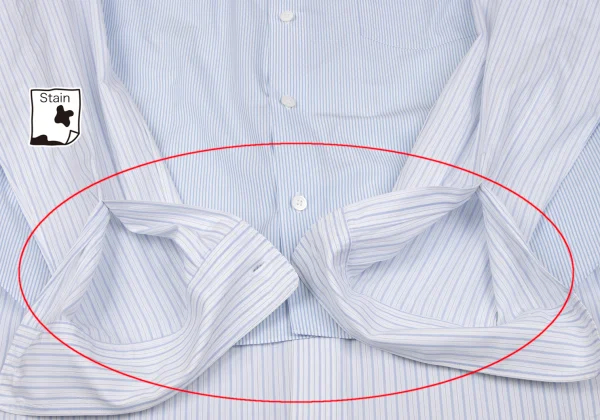 COMME des GARCONS HOMME PLUS Layered Switching Stripe Shirt K-162070_010