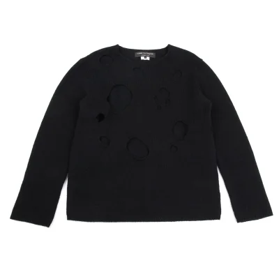COMME des GARCONS HOMME PLUS Hole Design Knit Sweater