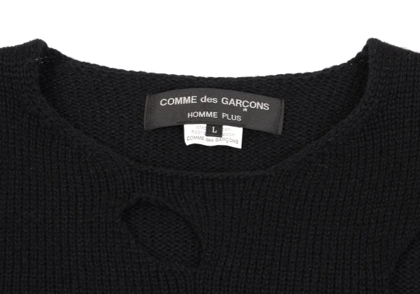 COMME des GARCONS HOMME PLUS Hole Design Knit Sweater K-162071_003