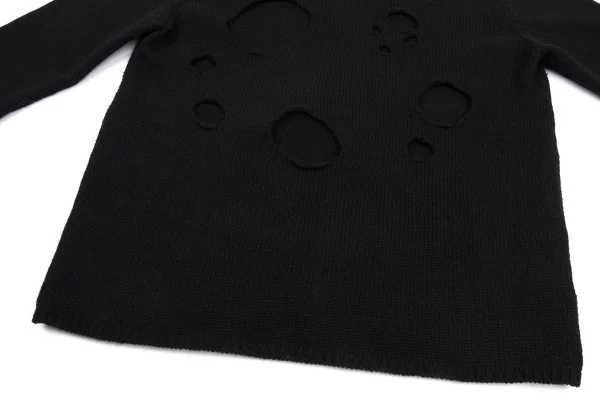 COMME des GARCONS HOMME PLUS Hole Design Knit Sweater K-162071_007