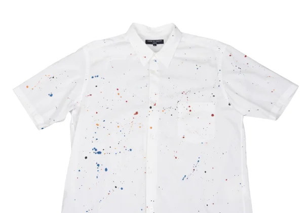 COMME des GARCONS HOMME Splash Paint Design Short Sleeve Shirt K-162072_002