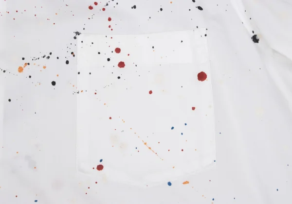 COMME des GARCONS HOMME Splash Paint Design Short Sleeve Shirt K-162072_006