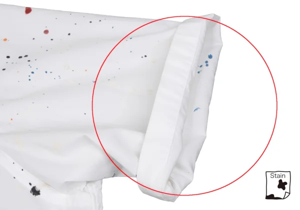 COMME des GARCONS HOMME Splash Paint Design Short Sleeve Shirt K-162072_010