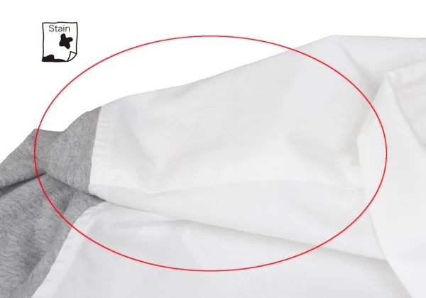 BLACK COMME des GARCONS Sleeve Switching Design Shirt K-162073_007