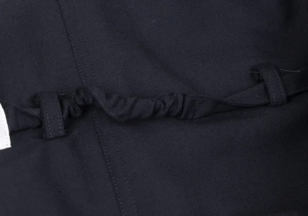 GANRYU Wool Waist Gather Design Wide Cropped Pants K-162074_006