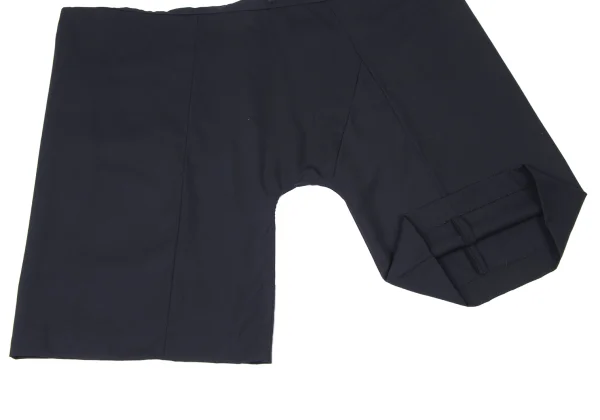 GANRYU Wool Waist Gather Design Wide Cropped Pants K-162074_008