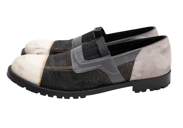 COMME des GARCONS HOMME PLUS Inside out Leather Shoes K-162075_005