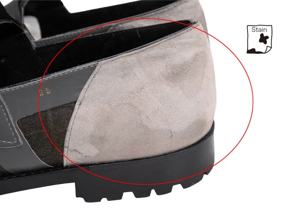 COMME des GARCONS HOMME PLUS Inside out Leather Shoes K-162075_007