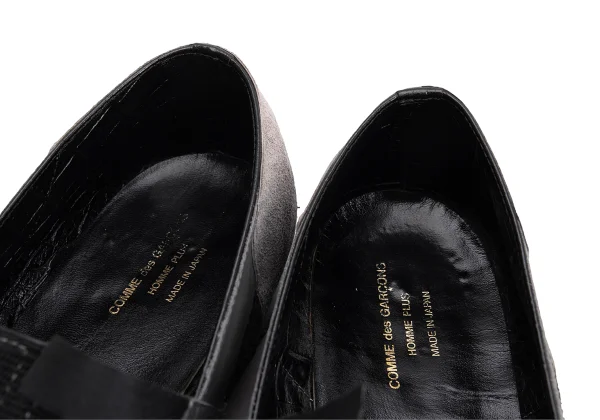 COMME des GARCONS HOMME PLUS Inside out Leather Shoes K-162075_009