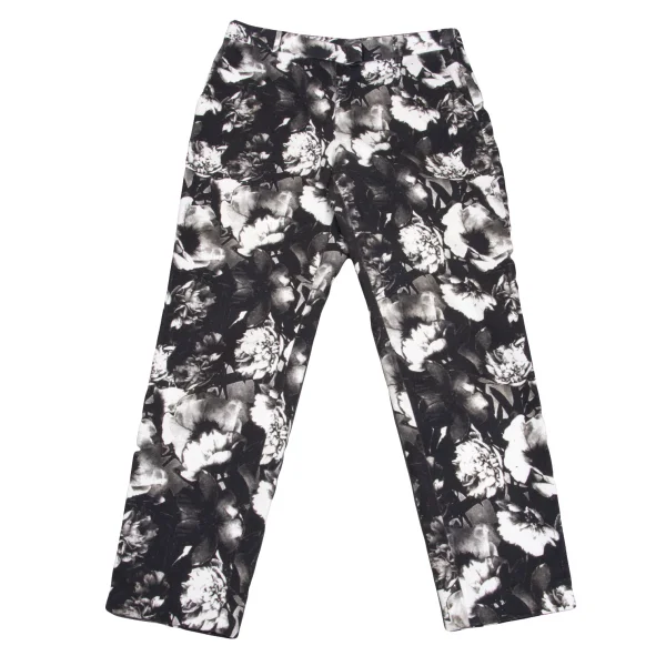 Paul Smith Floral Trompe-l'œil Pants Black,White 42 K-162077_001