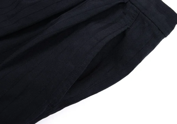 COMME des GARCONS Poly Stripe Jacquard Tuck Pants K-162078_003