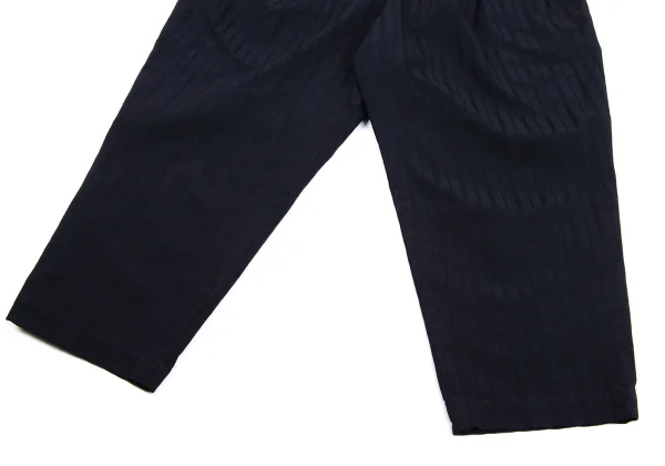 COMME des GARCONS Poly Stripe Jacquard Tuck Pants K-162078_007