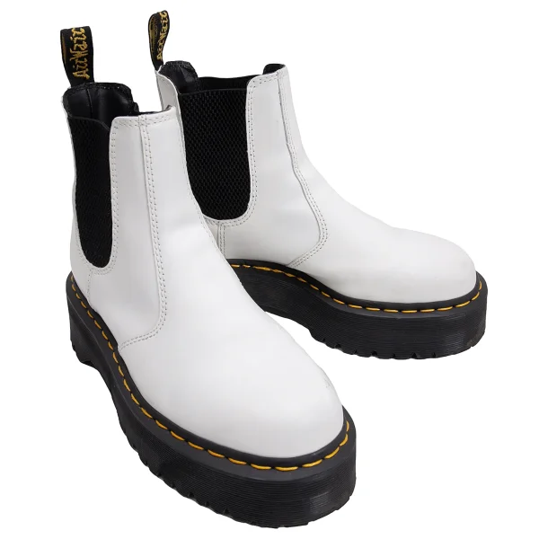 Dr.Martens 2976 Leather Side-gore Chelsea Boots White UK5 K-162080_001