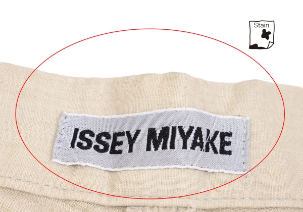 ISSEY MIYAKE Side Belted Cotton Pants K-162084_006