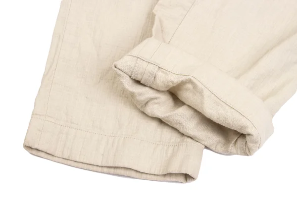 ISSEY MIYAKE Side Belted Cotton Pants K-162084_010