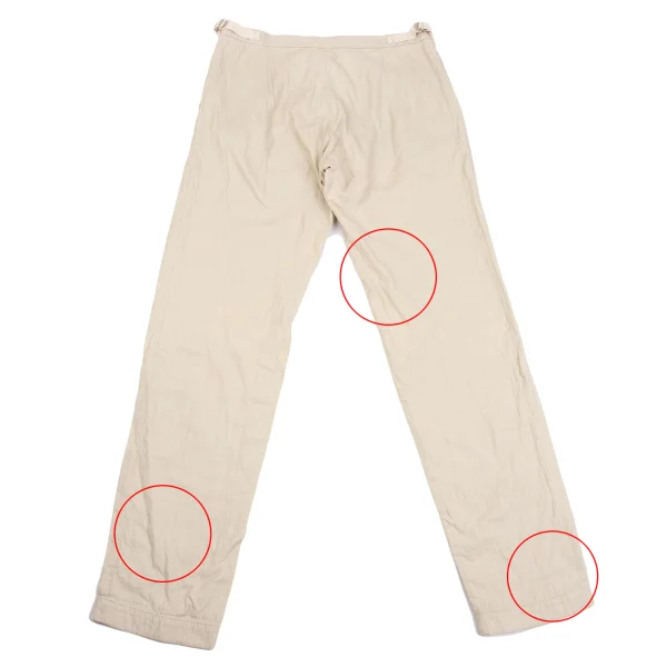 ISSEY MIYAKE Side Belted Cotton Pants K-162084_011
