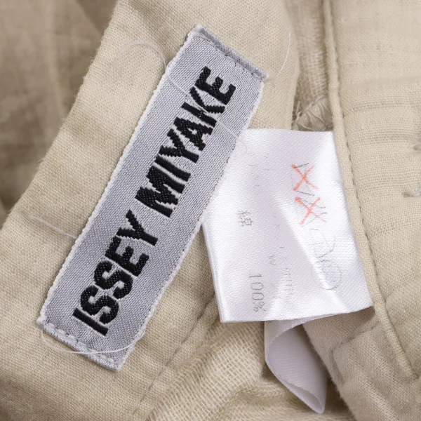 ISSEY MIYAKE Side Belted Cotton Pants K-162084_018