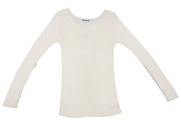 ISSEY MIYAKE Acrylic Rayon Knit Top K-162085_002