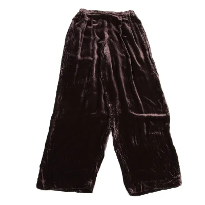 ISSEY MIYAKE PERMANENTE Velour Wide Easy Pants