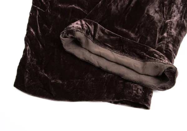 ISSEY MIYAKE PERMANENTE Velour Wide Easy Pants K-162090_006