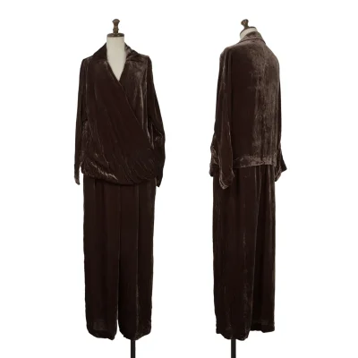 ISSEY MIYAKE PERMANENTE Velour Jacket & Pants