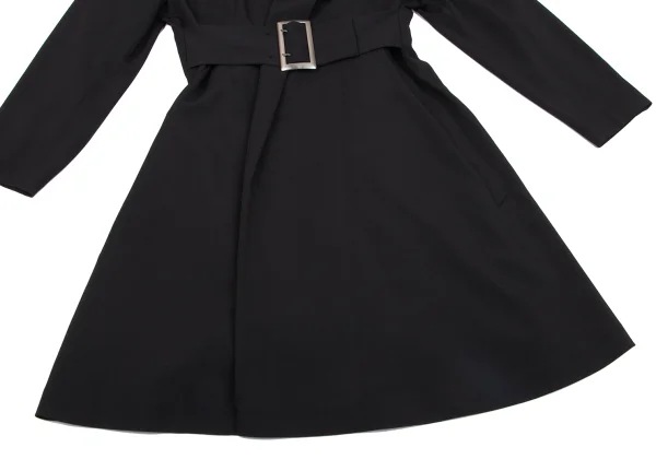 Yohji Yamamoto FEMME Belted Peak Lapel Jacket K-162092_007