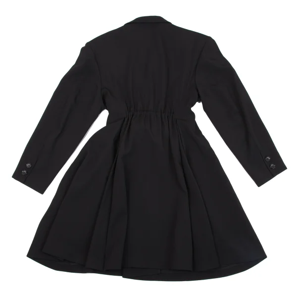 Yohji Yamamoto FEMME Belted Peak Lapel Jacket K-162092_012