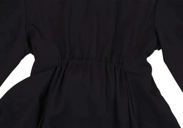 Yohji Yamamoto FEMME Belted Peak Lapel Jacket K-162092_013