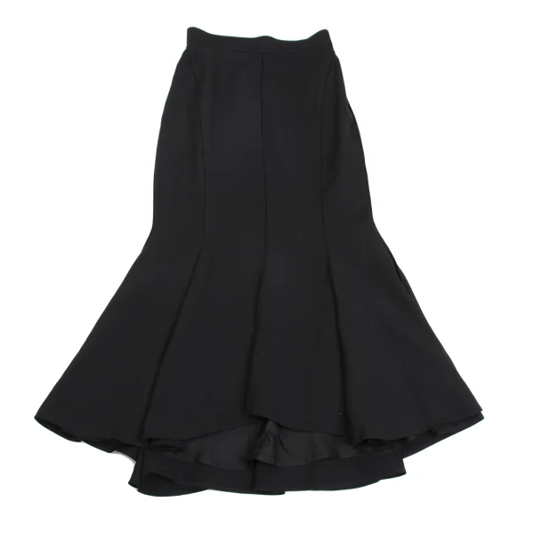 Thierry Mugler Poly Pin-tuck Flare Skirt K-162094_002