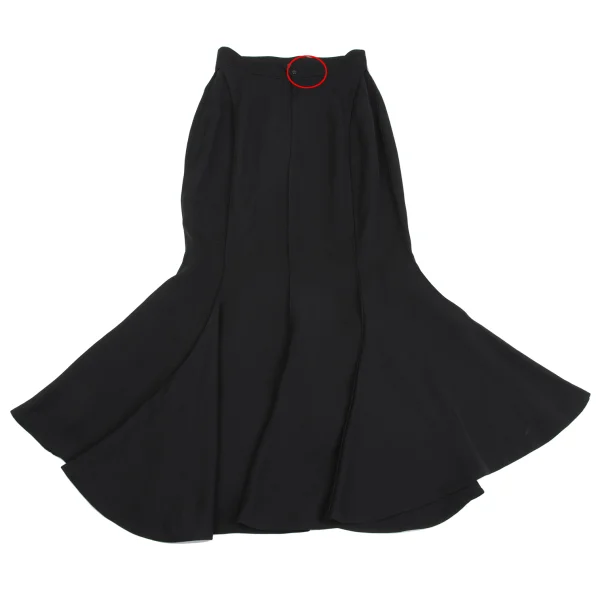 Thierry Mugler Poly Pin-tuck Flare Skirt K-162094_006