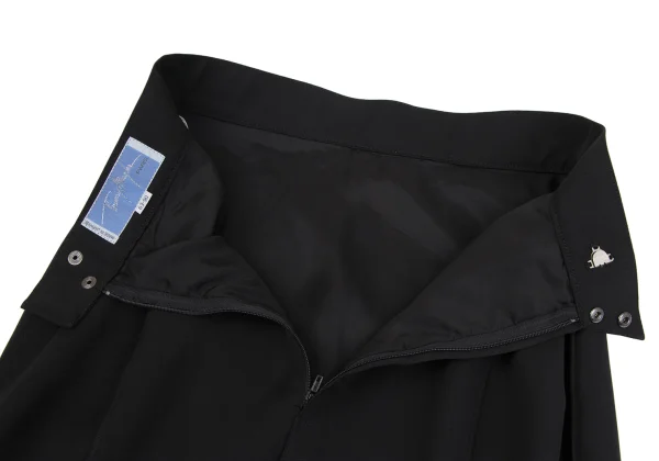 Thierry Mugler Poly Pin-tuck Flare Skirt K-162094_009