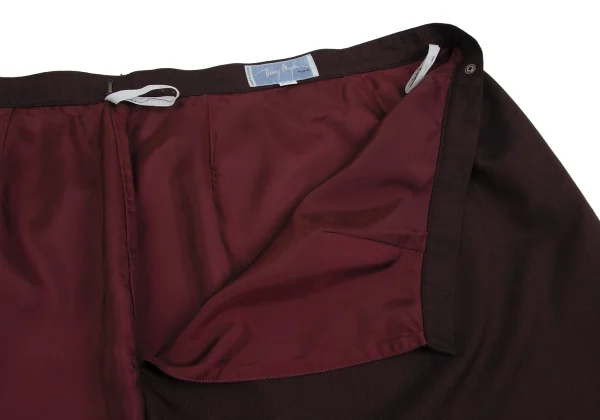 Thierry Mugler Wool Silk Half Wrap Skirt K-162096_009