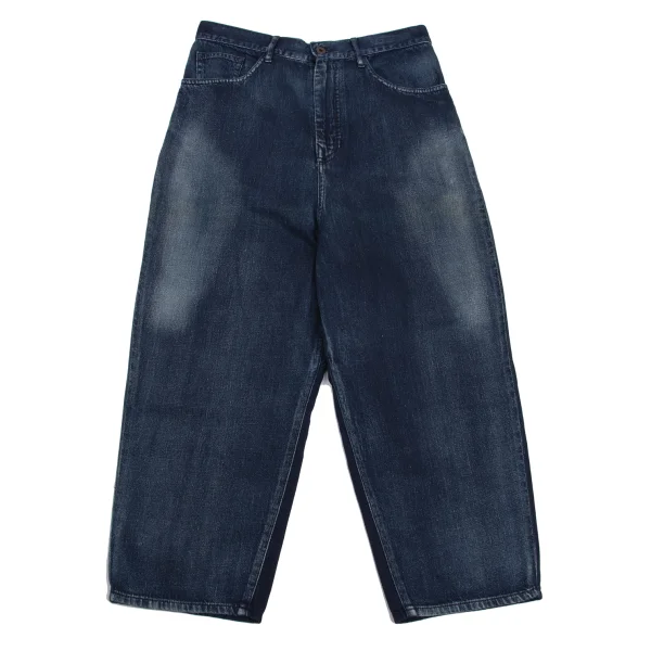 Y's Front Faded Switching Design Tapered Jeans  Indigo 2 K-162098_001