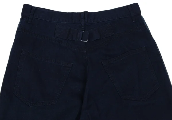 Y's Front Faded Switching Design Tapered Jeans K-162098_011