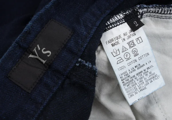 Y's Front Faded Switching Design Tapered Jeans K-162098_014