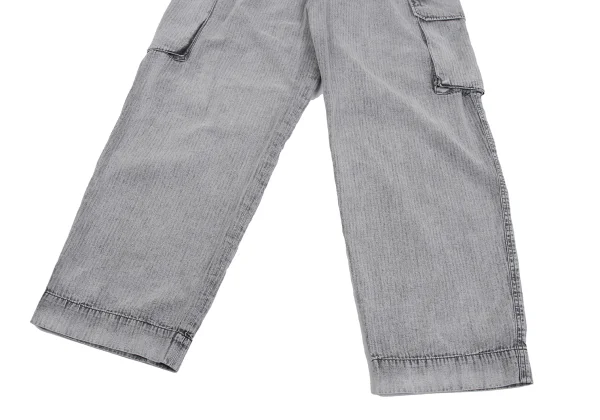 Y's Cotton Herringbone Tapered Cargo Pants K-162099_006