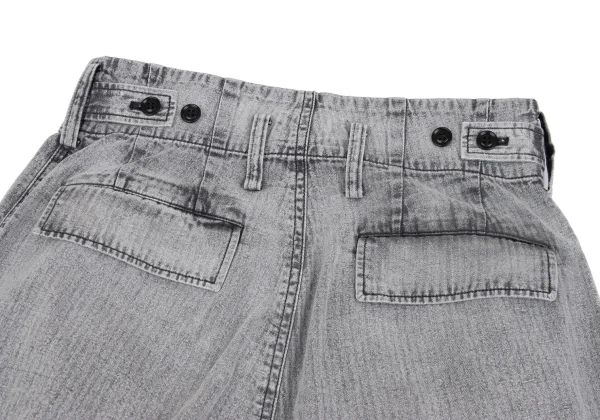 Y's Cotton Herringbone Tapered Cargo Pants K-162099_010