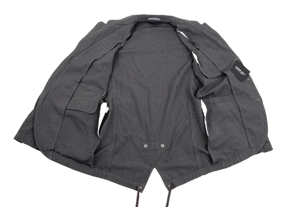 COMME des GARCONS HOMME DEUX Poly Stripeed Fishtail Jacket K-162103_012