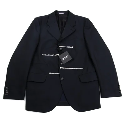 COMME des GARCONS HOMME DEUX Front Zip Detail Jacket